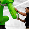 The CR-35iA cobot features the industry’s first 35 kg payload that can work with humans in a shared workspace without safety fences.