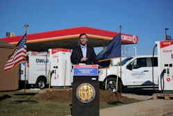 Kentucky Governor Andy Beshear sharing remarks on new NEVI site.