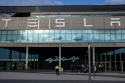A general view of the Tesla Gigafactory for electric cars in Gruenheide near Berlin, Germany, Tuesday, March 5, 2024.