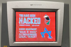 This photo provided by the Municipal Water Authority of Aliquippa shows the screen of a Unitronics device that was hacked in Aliquippa, Pa., Saturday, Nov. 25, 2023.