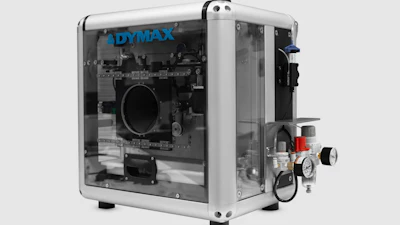 The RotoSpense 360 Workstation is a new adhesive application system from Dymax.