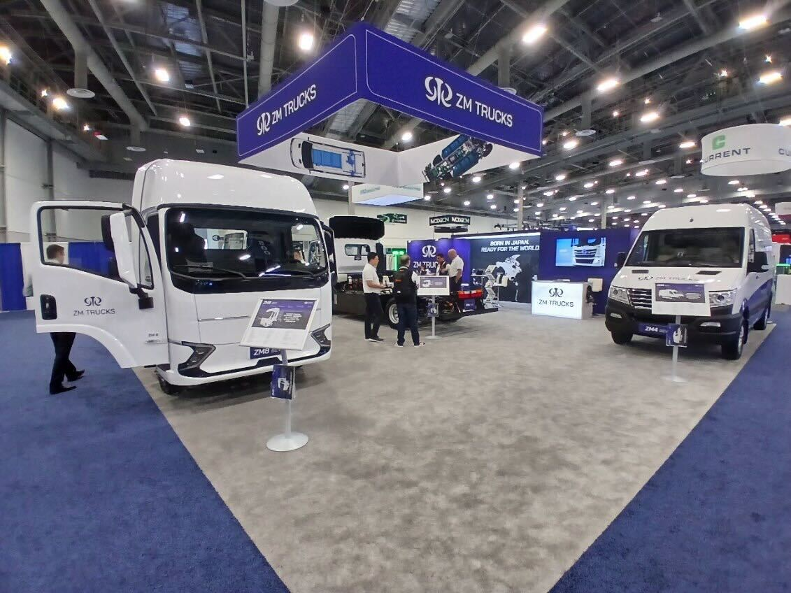 ZM Trucks made its North American debut this week at the Advanced Clean Transportation Expo in Las Vegas.