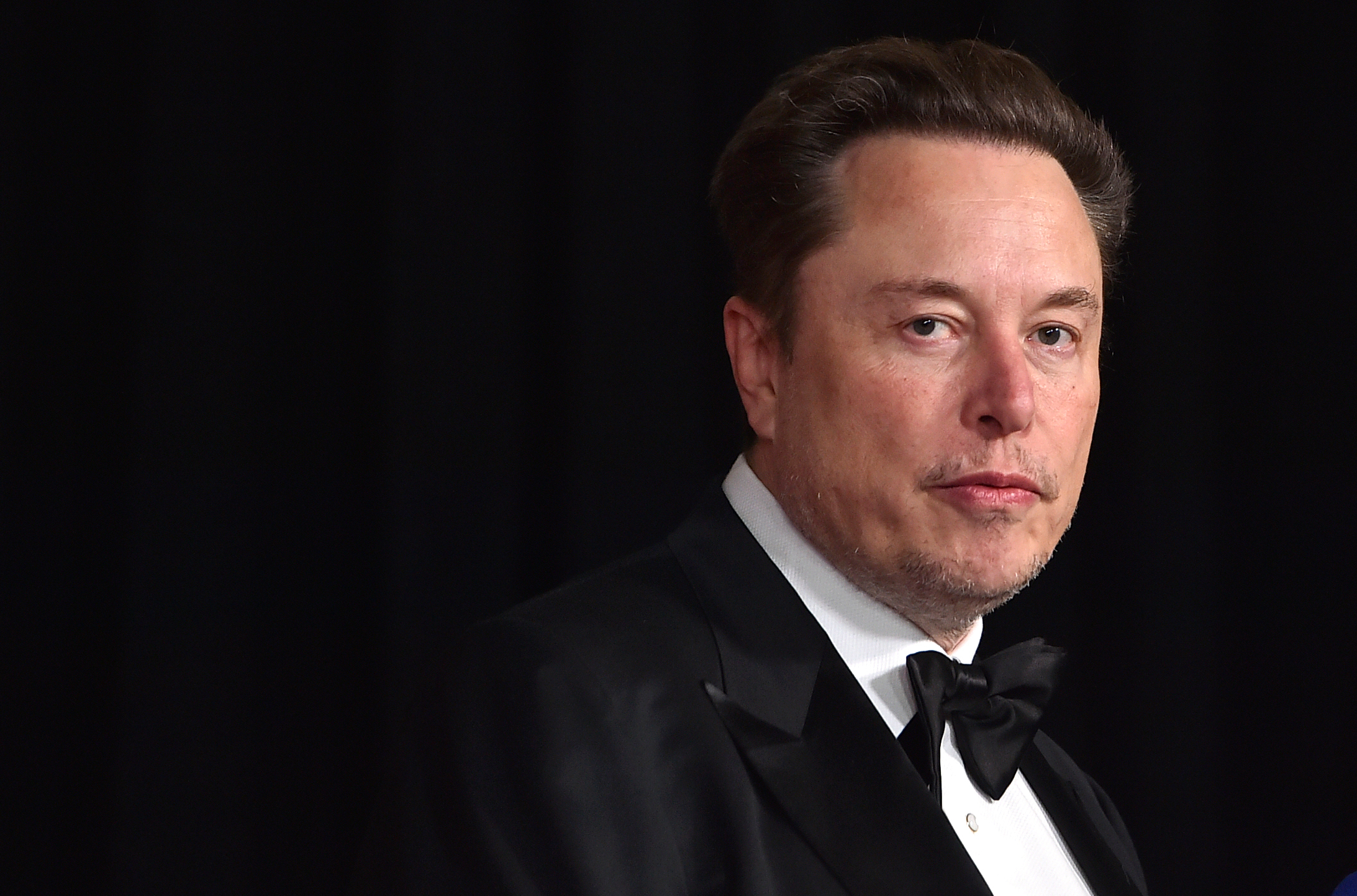 Elon Musk arrives at the 10th Breakthrough Prize Ceremony at the Academy Museum of Motion Pictures in Los Angeles, April 13, 2024.