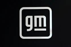 A General Motors logo is shown April 24, 2024, in Detroit.