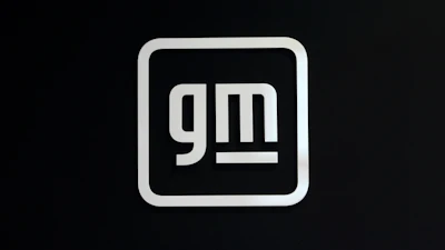 A General Motors logo is shown April 24, 2024, in Detroit.