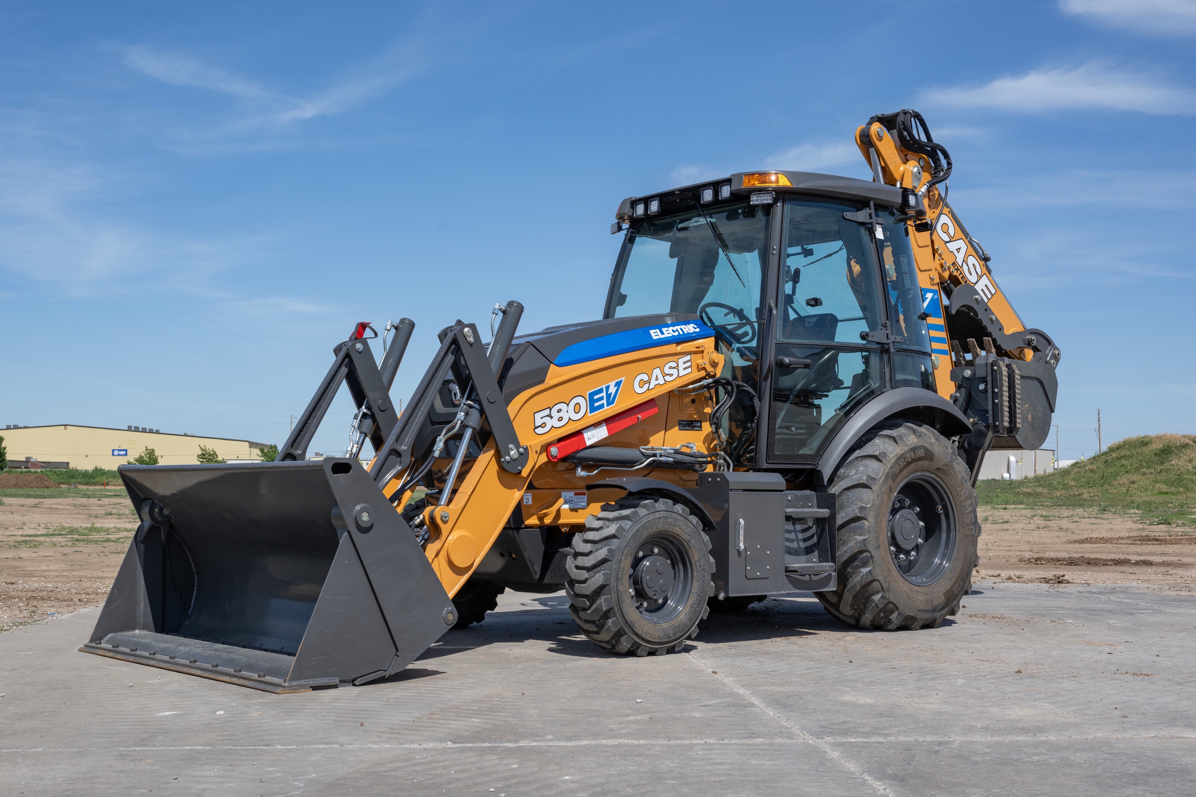 Case 580 Ev Electric Tractor Loader Backhoe