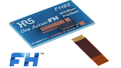 The FH82 Series FPC connector from Hirose.