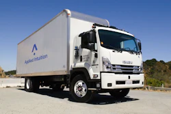 An Applied Intuition and Isuzu merged truck.