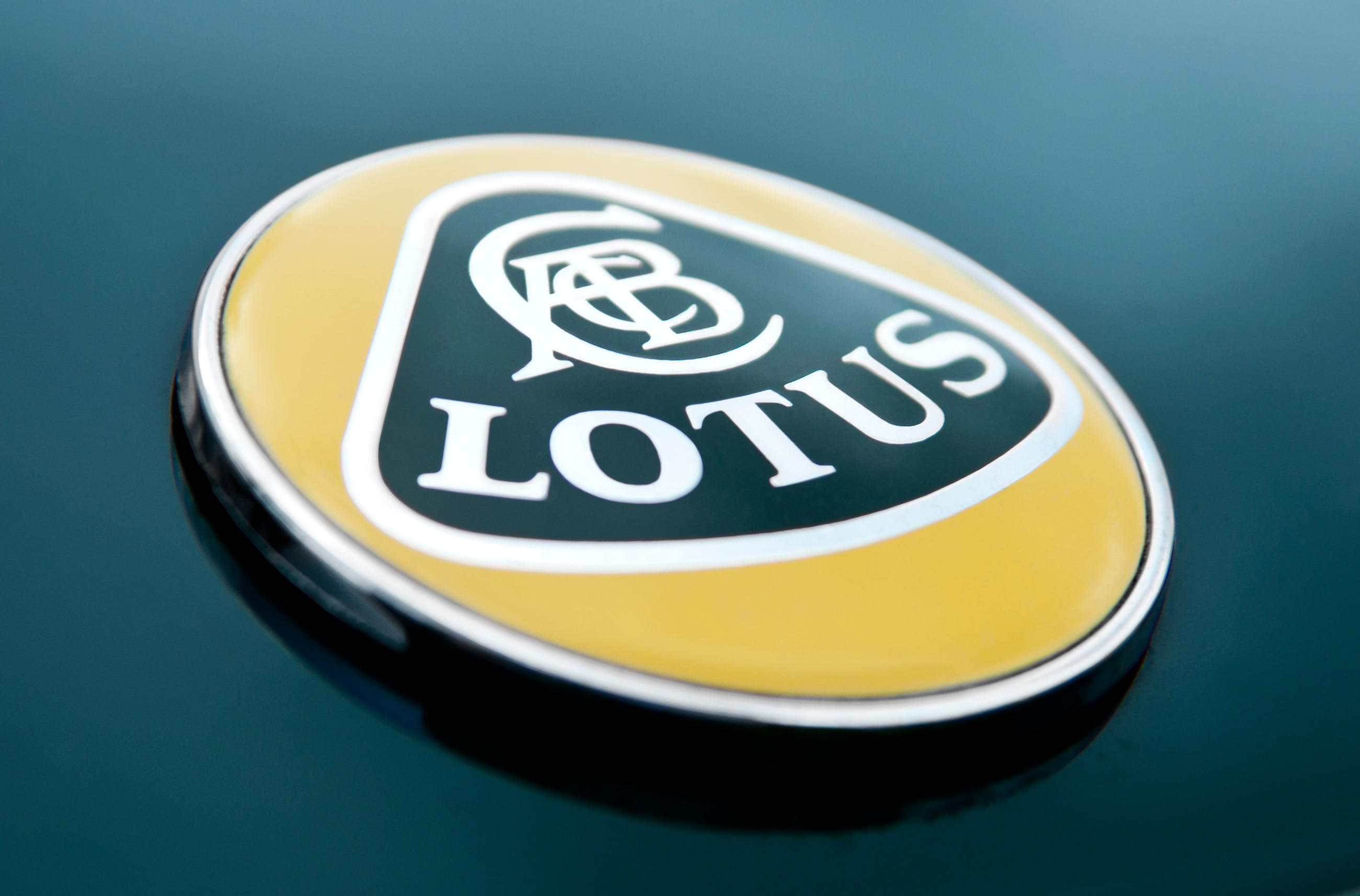 Lotus Logo on Lotus Elise Sports Car.