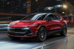 This photo provided by Chevrolet shows the 2025 Equinox EV. This electric small crossover SUV can go up to an estimated 319 miles on a charge.