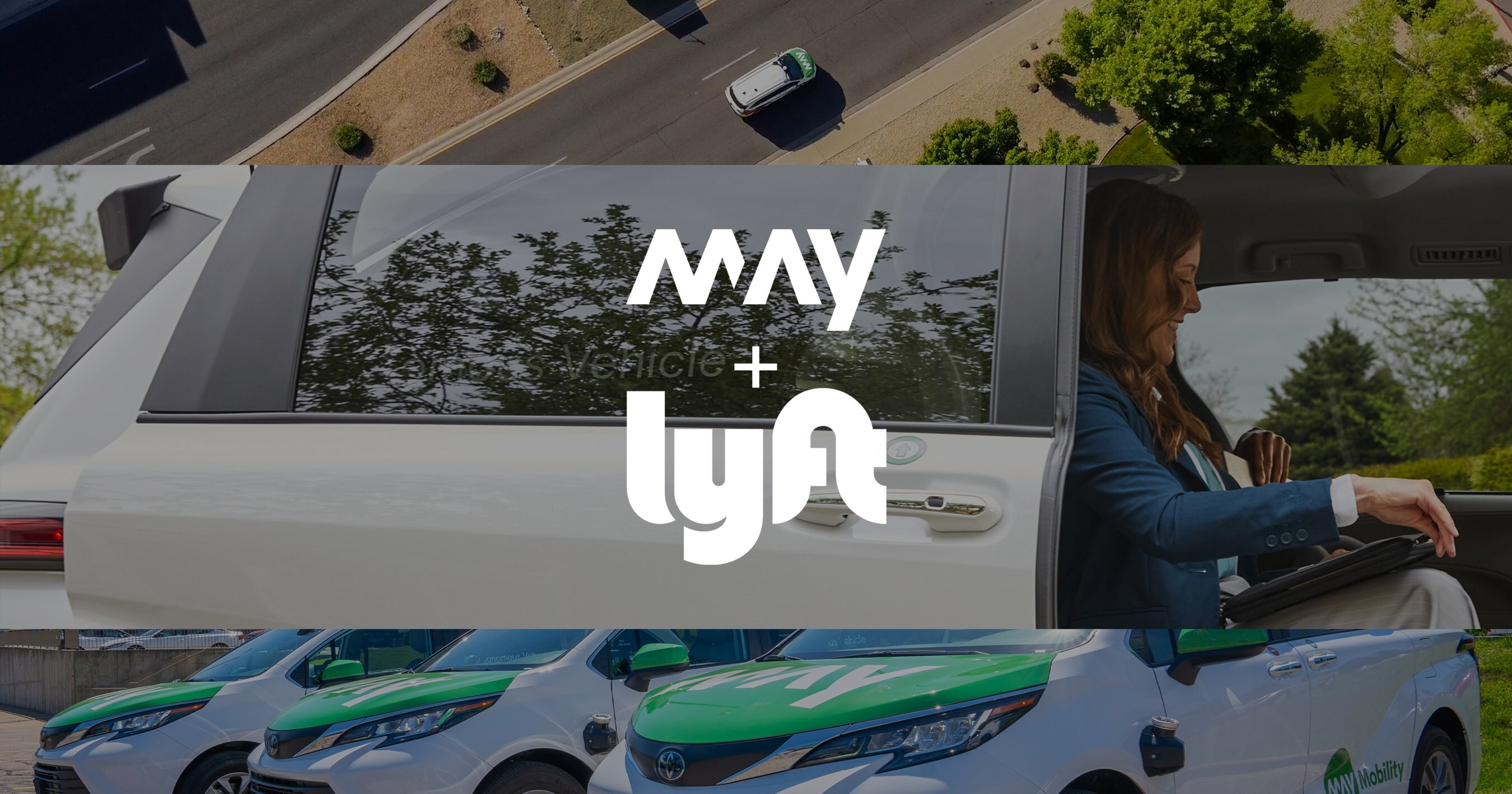 May Mobility and Lyft partnership.