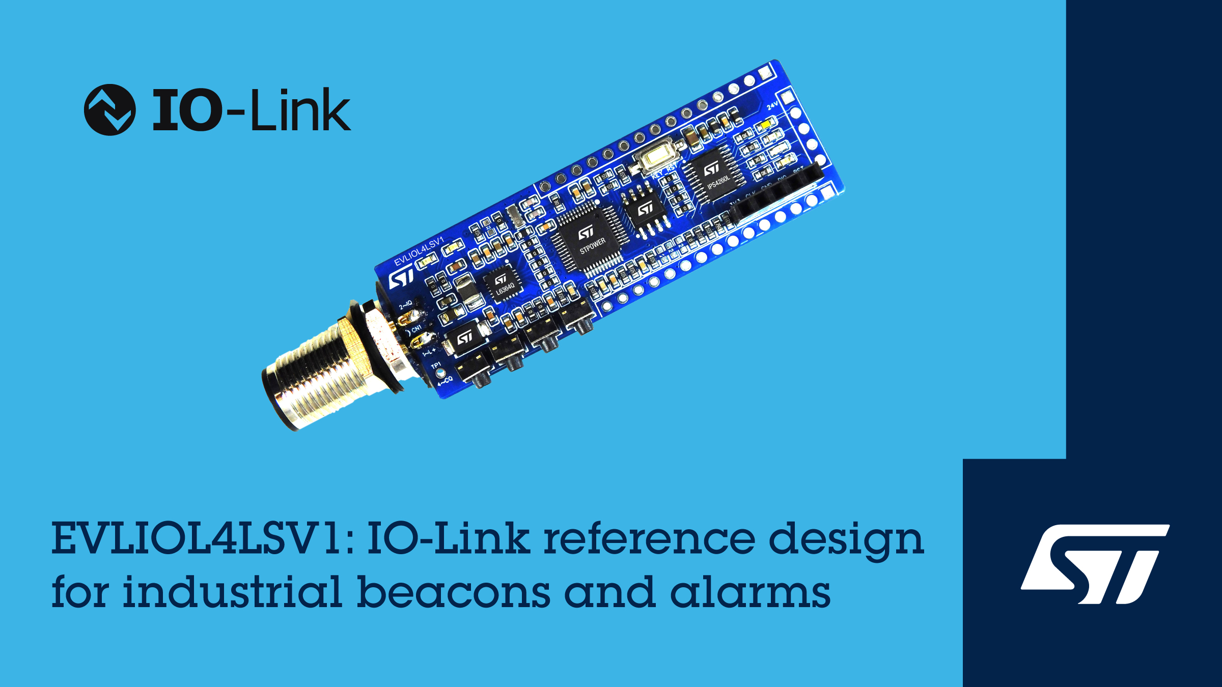 STMicroelectronics IO-Link actuator board.