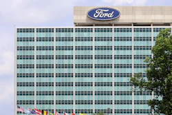 The Ford World Headquarters in Dearborn, Michigan.