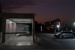 A first generation battery swapping station by China-based CATL battery manufacturing company, is seen in Xiamen, Fujian province, China, Wednesday, Dec. 18, 2024.
