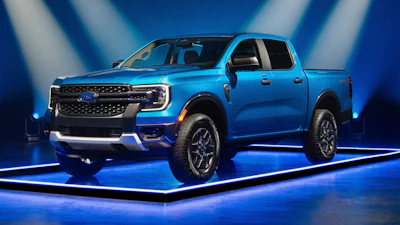This photo provided by Edmunds shows the 2025 Ford Ranger.