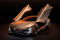 The Cadillac Opulent Velocity concept vehicle.