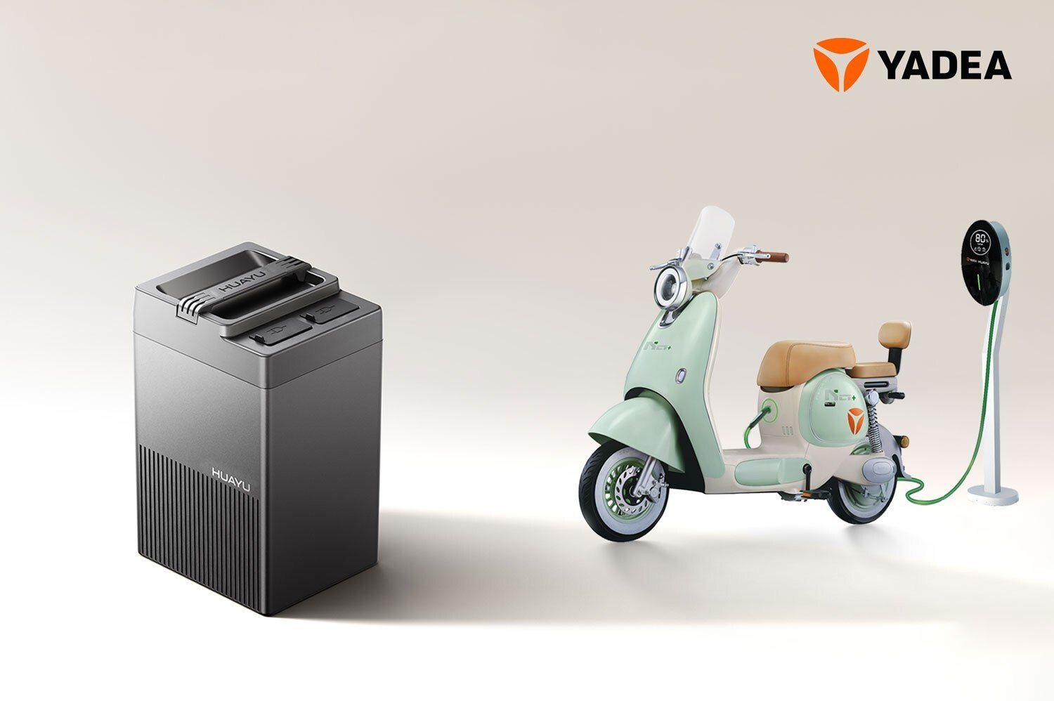 Yadea's new sodium battery and two-wheeler.