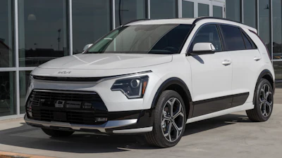 A 2023 Kia Niro EV, subject to the recall.