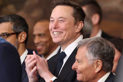 Elon Musk listens as President Donald Trump speaks after taking the oath of office at the 60th Presidential Inauguration in the Rotunda of the U.S. Capitol in Washington, Monday, Jan. 20, 2025.
