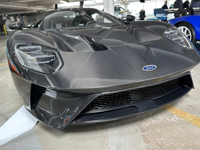 A 2017 Ford GT, part of Ford Motor Co.’s Heritage Fleet, is on display Wednesday, March 12, 2025, in Dearborn, Mich.