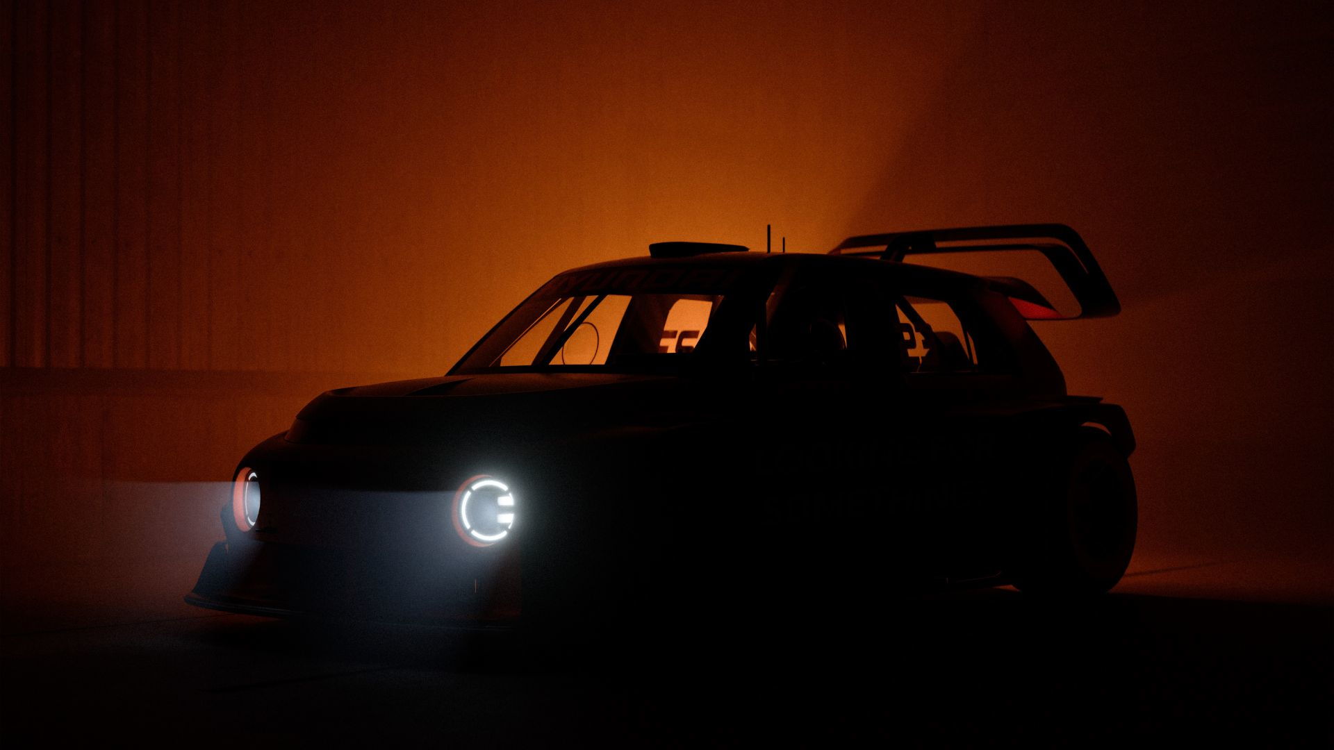 The teased Hyundai Insteroid EV.