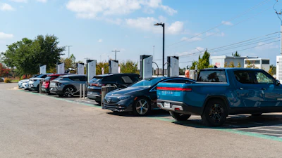 An Electrify America Charging Station in Austin, Texas in September 2023.