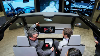 Advanced driving simulator with multiple screens and control panels