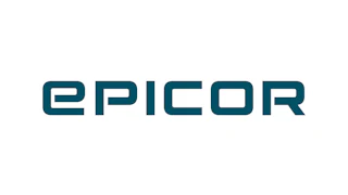 Epicor corporate logo in deep teal typography