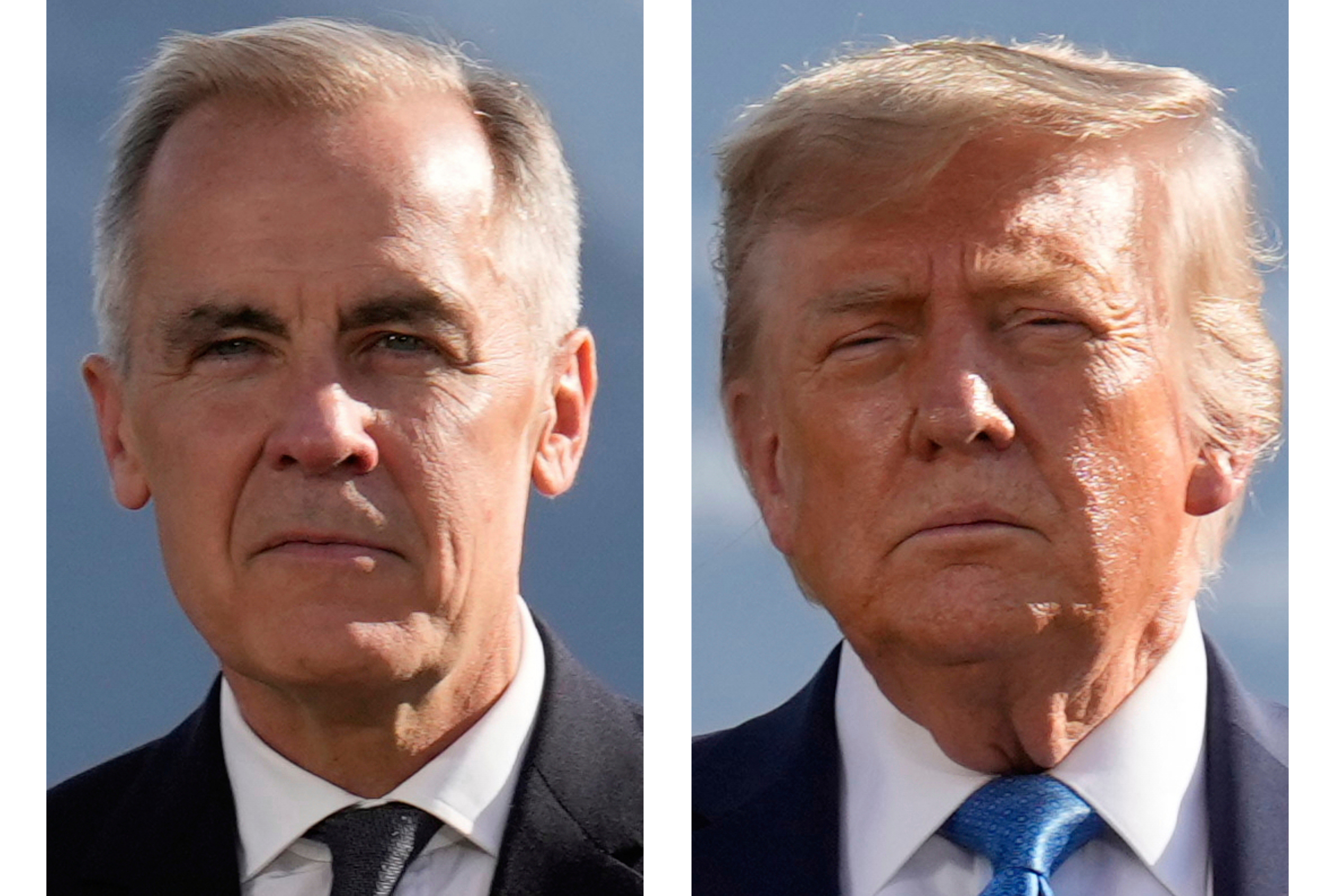 Two senior men in business attire, facing forward with serious expressions