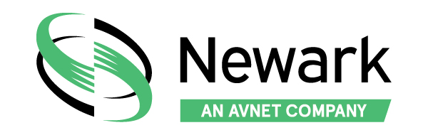 Newark Avnet Company logo with green and black circular design