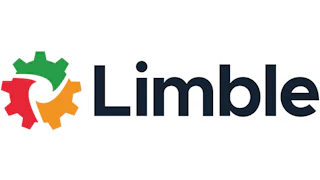 Limble logo featuring colorful puzzle pieces and navy text wordmark