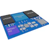 Semiconductor processor module with LPDDR memory, I/O interface chip, and XMotiv M3 processor components on blue circuit board