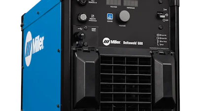 Miller Bobcat 260 portable welding machine with blue exterior and black control panel