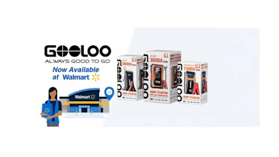 Gooloo power bank products now available at Walmart, featuring portable jump starter and battery packs