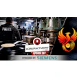 Police raid manufacturing facility with Today in Manufacturing Episode 287 badge and phoenix logo, sponsored by Siemens
