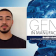 Bahir Usanmaz, AI Software Engineer at Nordson Test & Inspection, featured in Gen Z in Manufacturing initiative