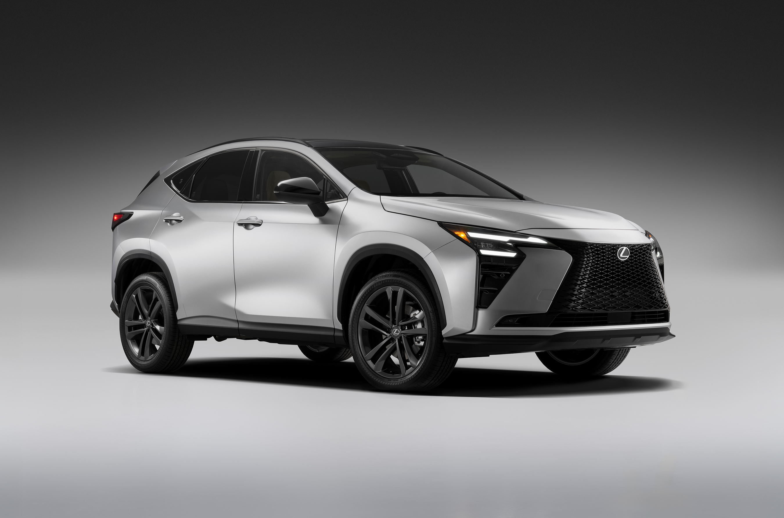 White Lexus UX compact crossover SUV displayed against neutral gray background