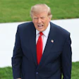 President Donald Trump on the South Lawn of the White House, Oct. 9, 2026.
