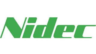 Nidec green corporate logo wordmark